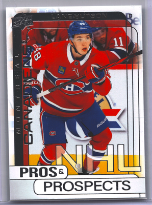 #ad 2024 25 Upper Deck Pros and Prospects Rookie #PP 24 Lane Hutson Canadiens RC $0.99
