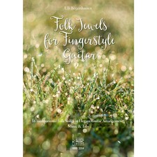 Acoustic Music Books Folk Jewels for Fingerstyle Guitar - Noten Sammlung für
