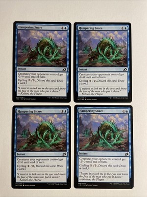 4x Mtg Ikoria Lair Of Behemoths Hampering Snare NM/M Magic the Gathering