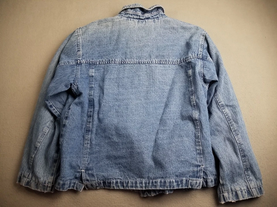 Chaqueta Boundary Waters Mujer Mediana Exterior Granero Corto Shaket Granja De Colección Azul Foto 4 de 4