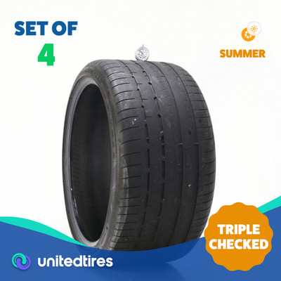 Set of (4) Used 315/30ZR21 Goodyear Eagle F1 SuperSport NAO 105Y - 5-7/32