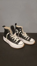 Converse Unisex Run Star Hike Black Casual Shoes Sneakers Sz M5 W6.5