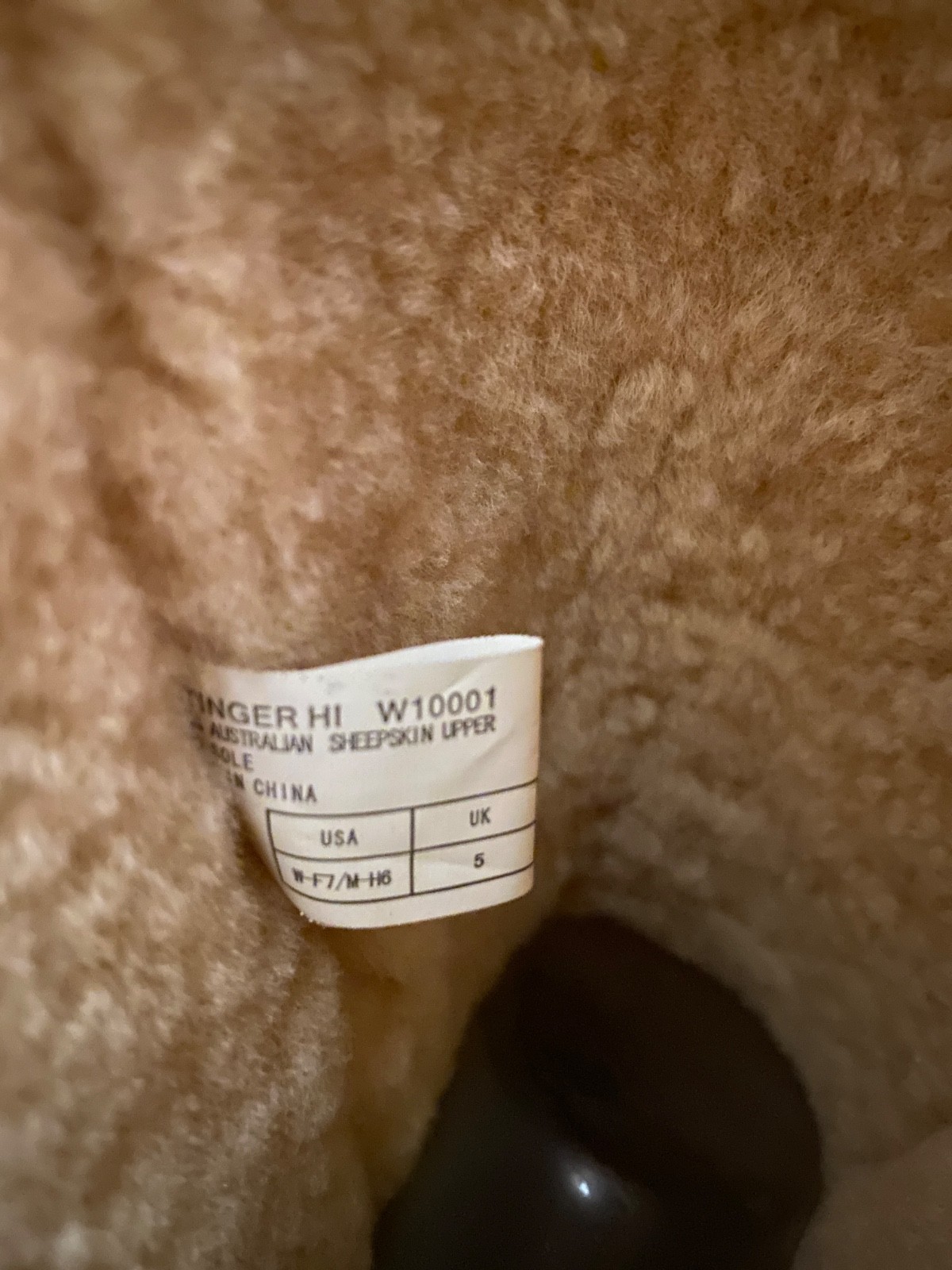 EMU Australia Shearling Lined Mid Calf Boots Size 7  Brown Sheepskin Suede Boots