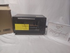 HOMCOM Mini Electric Oven Countertop Toaster Oven Black New Open Box