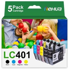 LC401 ink Cartridges For Brother MFC-J1010DW MFC-J1012DW MFC-J1170DW lot