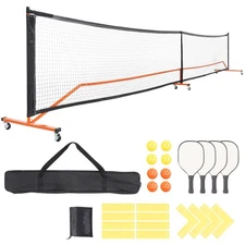 Uimoso 22FT Regulation Size Portable Pickleball Net System Multiple Accessories