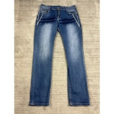 Unbranded Denim Jeans Mens L Blue American Fl...