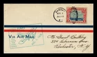 DR JIM STAMPS US COVER FIRST DAY NEW 5C AIR MAIL RATE ALBANY NEW YORK