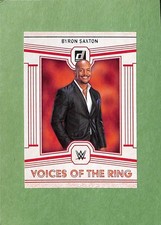 2023 Panini Chronicles WWE Voices of the Ring #197 Byron Saxton