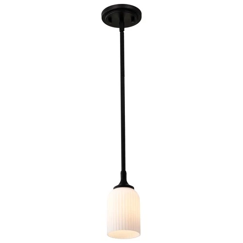 Nuvo Lighting 60/8645 Solara 5"W Mini Pendant - Black - Picture 9 of 9