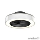 Ceiling Fan with Remote – Black, 20in, 2200lm LED light, 2700–6000K, 3 speeds,