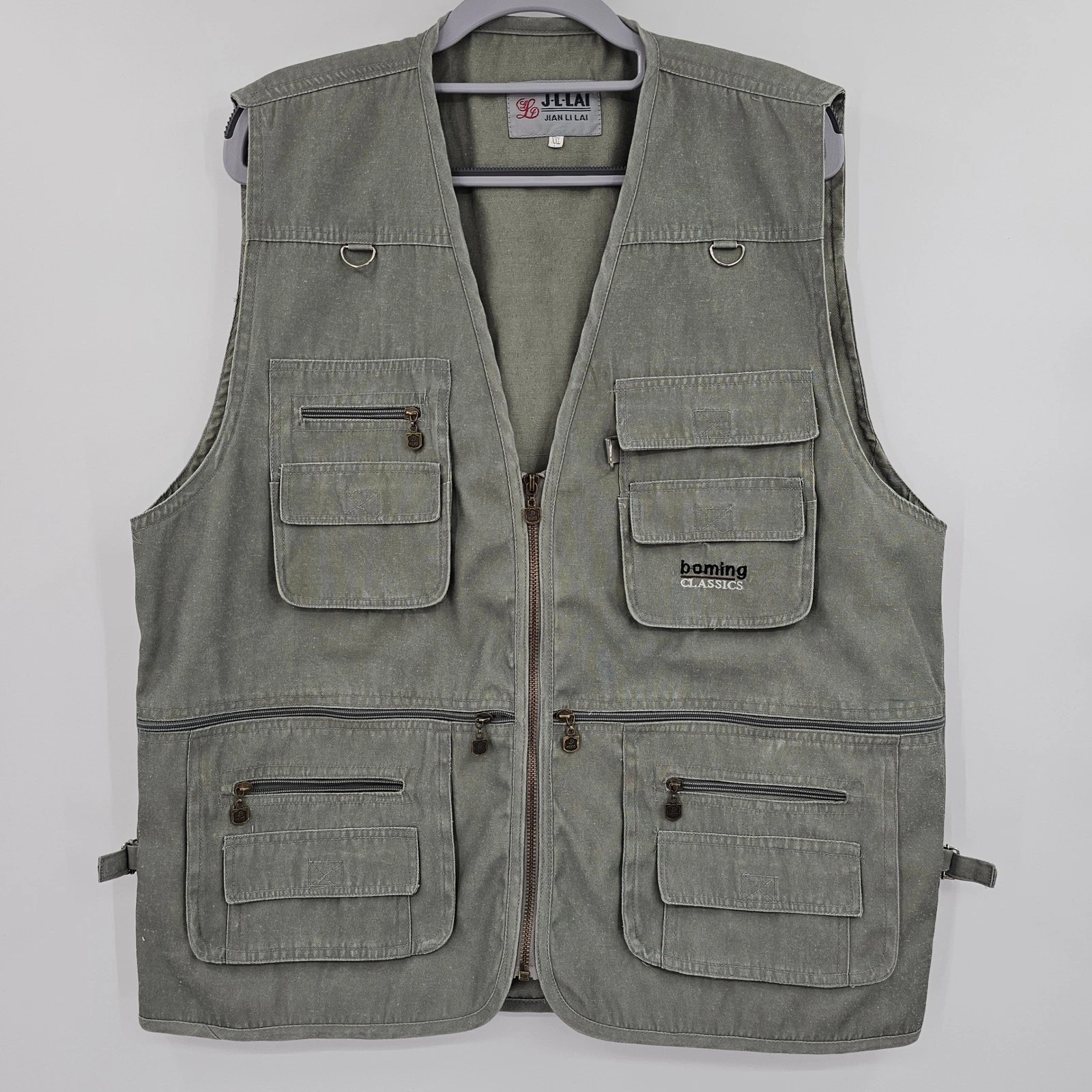 J-L-LAI Boming Classics Utility Vest XXL Olive Green Multi-Pocket Fishing Gilet
Opens in a new windo