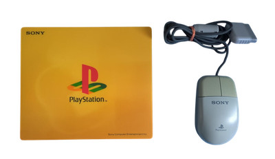 Sony PlayStation 1 - Mouse + Mousepad - SCPH-1090 - PS1 - Guter Zustand