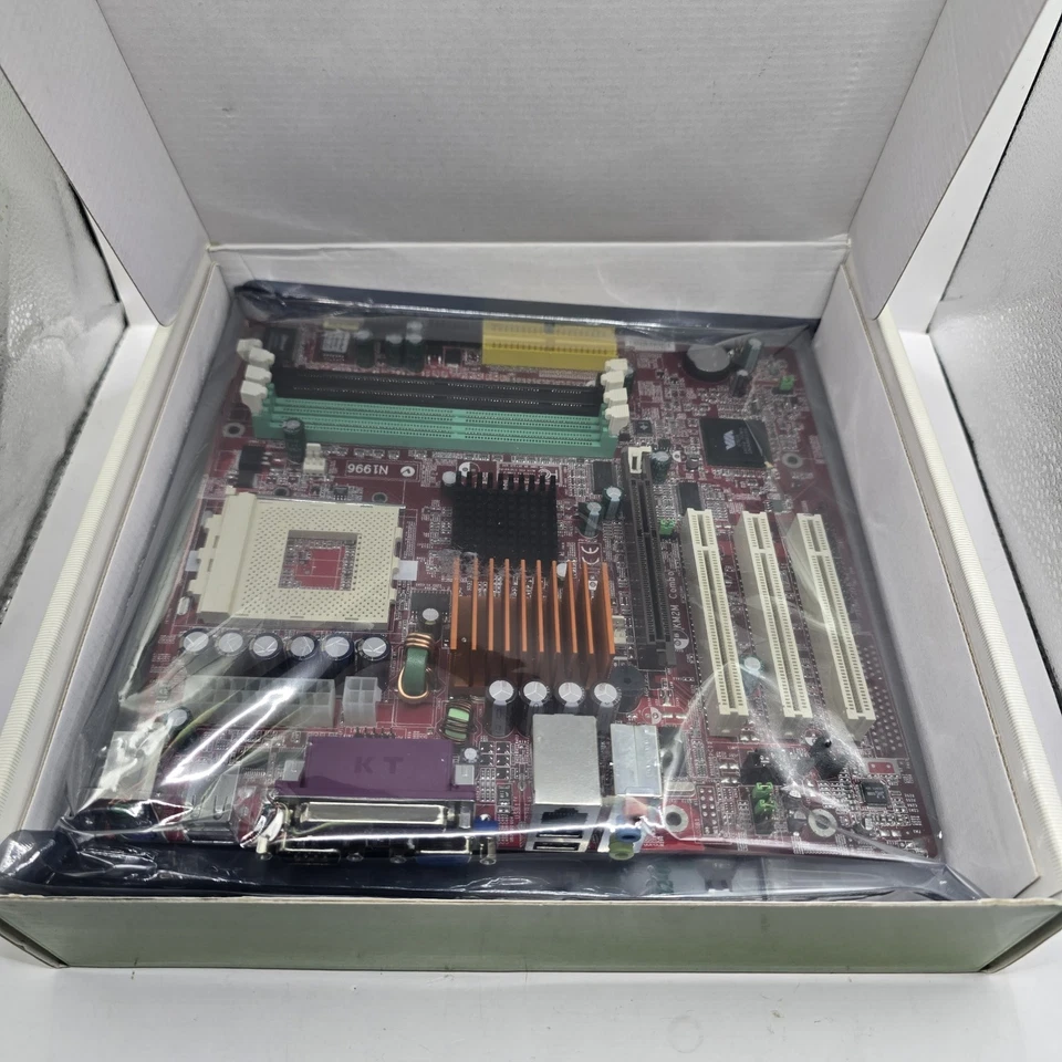 MSI MS-6738 KM2M Combo-L MicroATX Motherboard Sealed! NOS NIB - Image 3 of 4