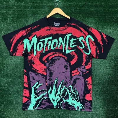 Motionless in White Graveyard Shift All Over Rock T-Shirt Size Large