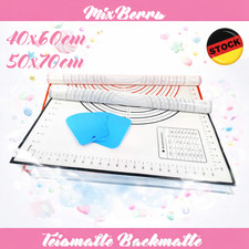 XXL Ausrollmatte Silikon Teigmatte Backmatte Backunterlage Teigunterlage Matte ✅