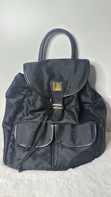 MCM Authentic Black Nylon Medium Backpack Vintage | eBay display picture 3