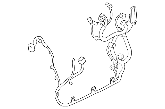 Genuine GM Front Driver Side Door Wiring Harness Part 42760868