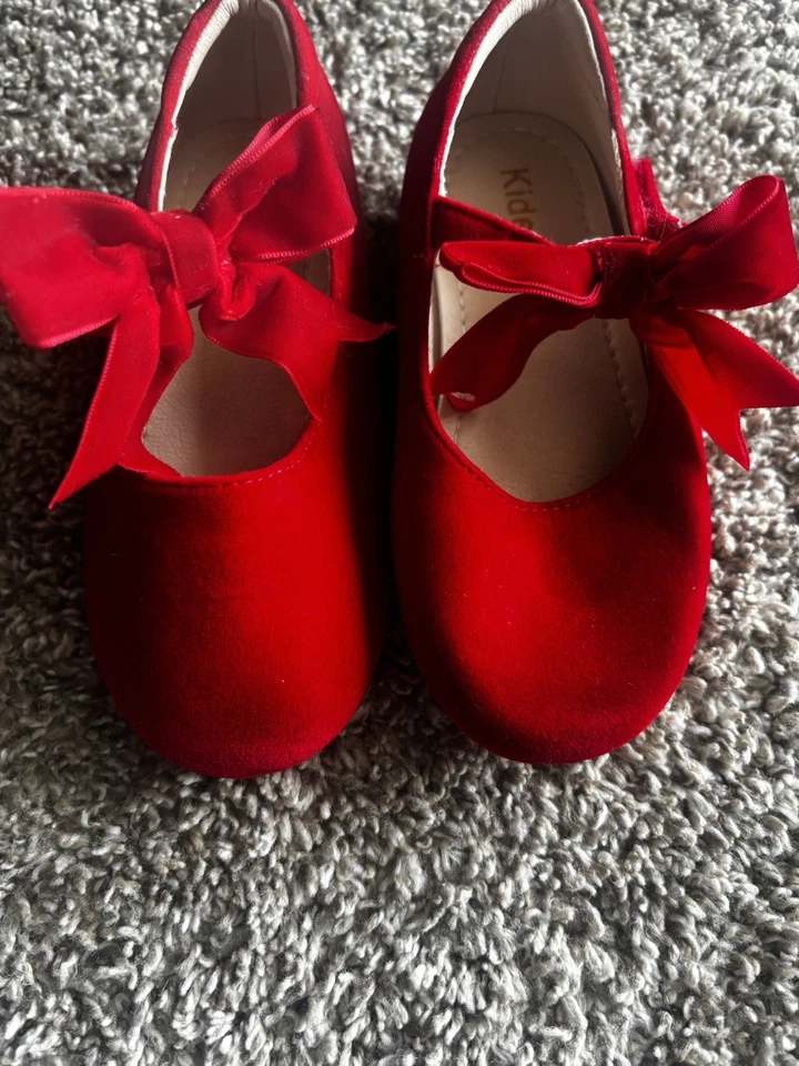 Красные балетки для девочек с бантом Christian Louboutin 4–5 лет 17,5 см - Изображение 4 из 4