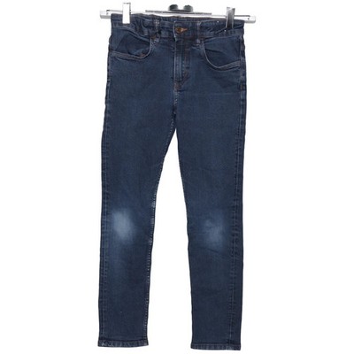 H&M, Jeans, Größe: 146, Blau, Baumwolle/Elasthan/Polyester, Einfarbig #lrS