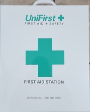 UniFirst First Aid Cabinet  3-shelf Metal Box 18x14x6