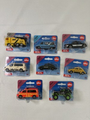 Siku Spielzeug Autos 8 Verschiedene  