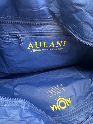 New Disney Aulani Aloha Collection X Splash Proof Zipper Tote