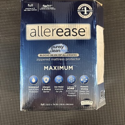 AllerEase Maximum Mattress Protector (Full size) New