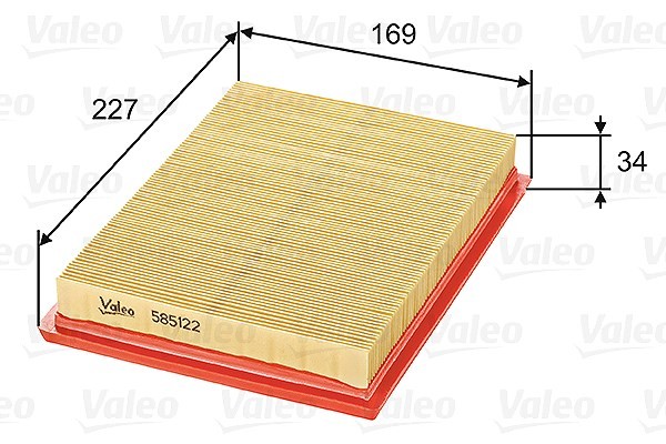 Valeo Luftfilter U.A. FüR Honda, Infiniti, Nissan, Renault, Subaru-image