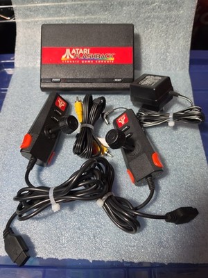 ATARI Flashback 7800 MINI, Console with Controllers & Cords, TESTED WORKING, 