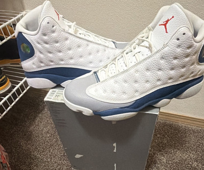 Jordan Air Jordan 13 Retro 414571-164 French Blue White Blue Gray Men's Sneaker