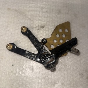 Honda CBR 600RR 2007 Left Driver Peg & Bracket Loose Spring On Peg 50600-MFJ-D00