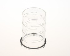 Balcar 30428 short 54mm diameter x 80mm clear pyrex glass filter shell