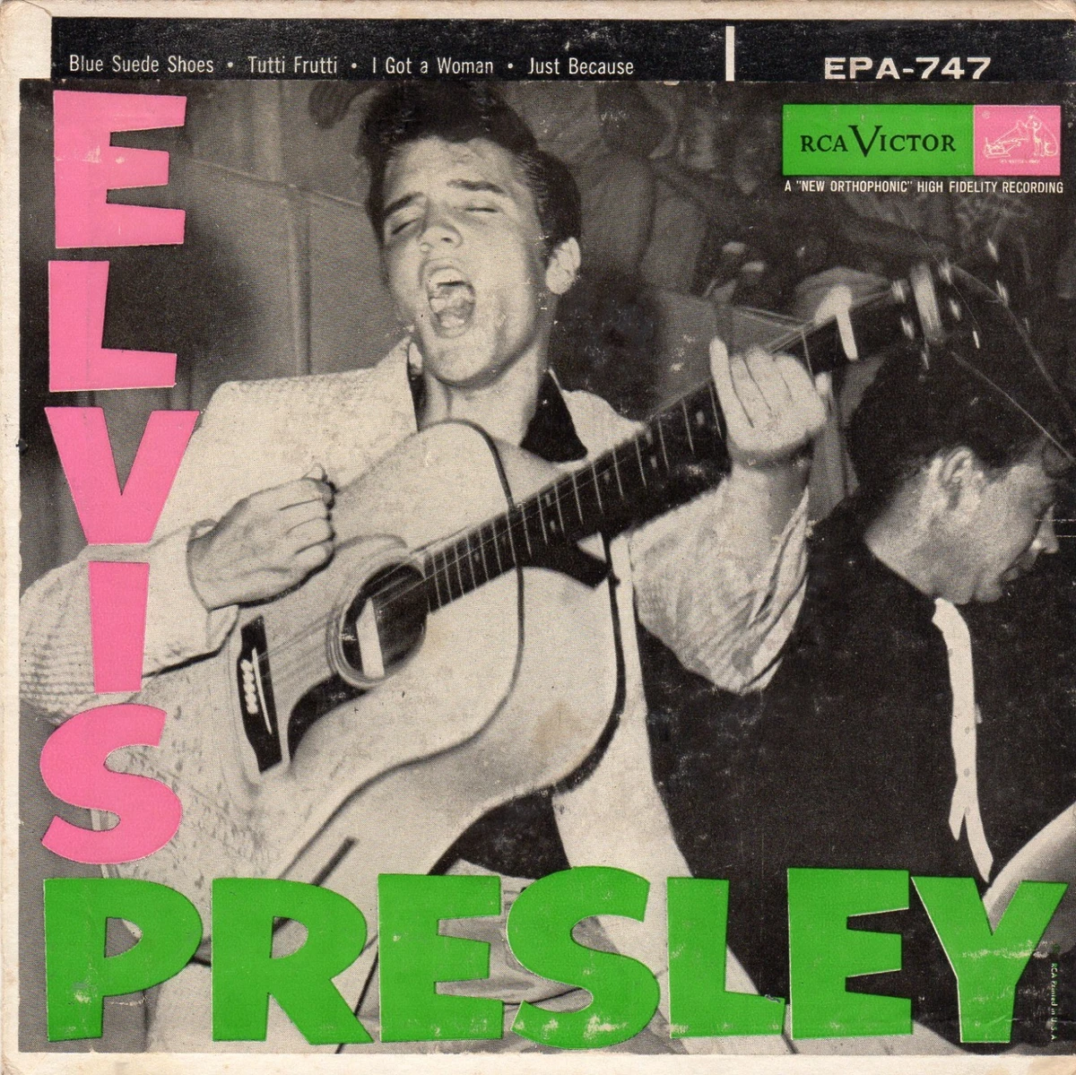 Self-Titled Elvis Presley RCA Victor EPA-747 1956 Original 1956 Rockabilly