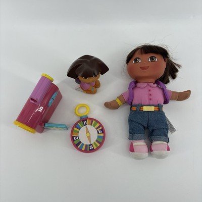 Nickelodeon Dora the Explorer Lot Includes 9 Inch Plush 3 Inch PVC Figure & More