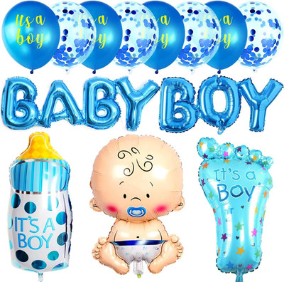 Babyparty Deko Junge,Boy Ballon,Its a Boy Blaue Luftballons,Gender Reveal Party