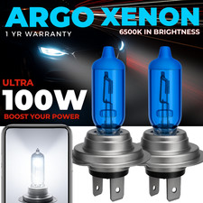 H7 Ultra 100w Power Bright 6000k Xenon White Headlight Bulbs Brighter Light Bulb