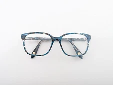 Fysh UK Eyeglasses, Frames Only, 3551 621, 52-16-135, Plastic, Teal Marble