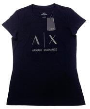 Armani Woman's T-shirts Color Blue Size M NEW WITH ORIGINAL TAGS
