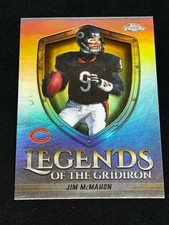 2025 Topps Chrome Football #LOG5 Jim McMahon Refractor Legends of The Gridiron