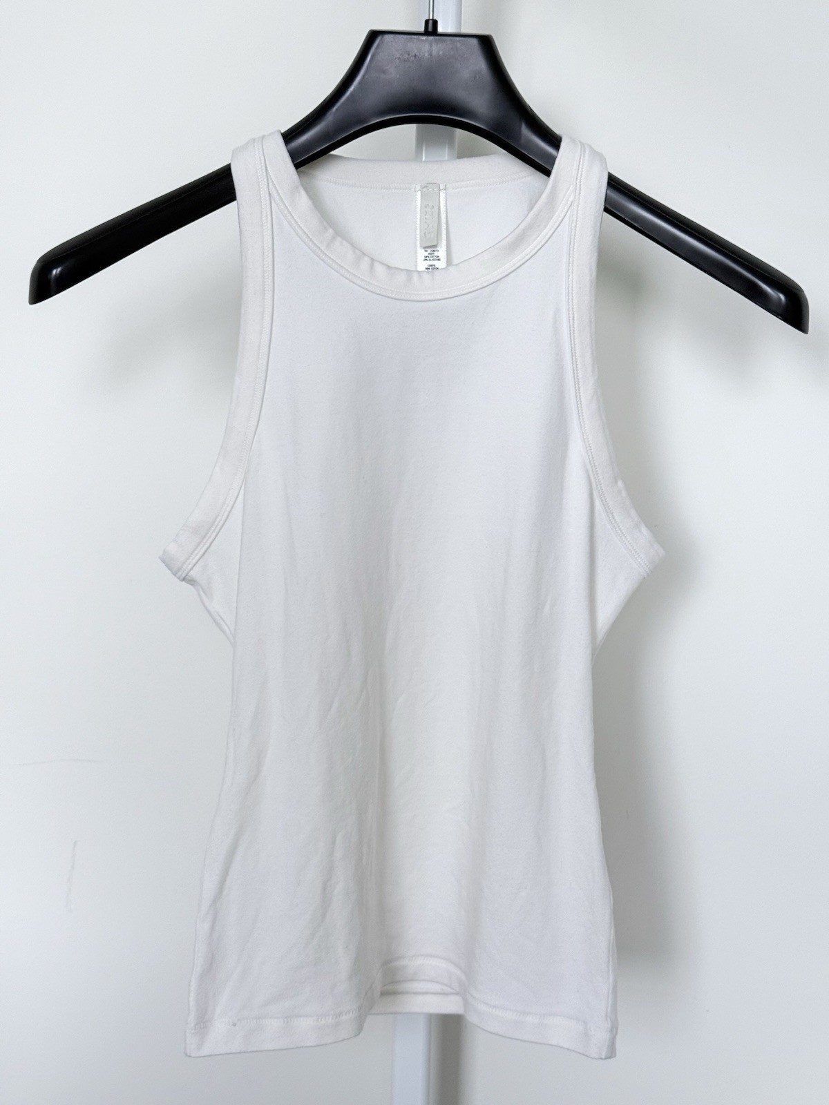 Skims Cotton Jersey Tank - S Women’s (Marble White)