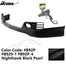 Fits 06-08 Acura Tsx Front Bumper Lip Euro-r Style Spoiler B92p Black Splitter