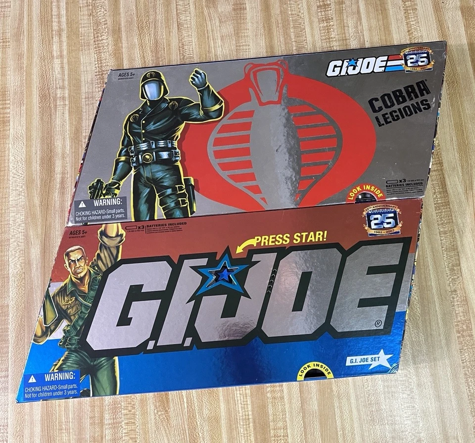 GI Joe 25th Anniversary JOE And COBRA Battle Pack 5 Figure Sets NIB - Image 4 of 4