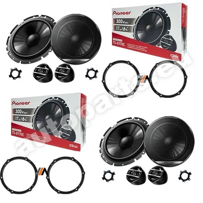 Kit 8 Enceintes Pioneer Avant Et Arrière Pour Peugeot 508 Depuis 2010 - Photo 1/4