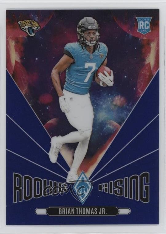 2024 Panini Phoenix Rookie Rising Blue /50 Brian Thomas Jr #RR-BTJ 6m7