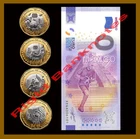 Mexico 20 Pesos Full 4 Coin 2026 + Free Mexico Zero Euro 2022 FIFA World Cup