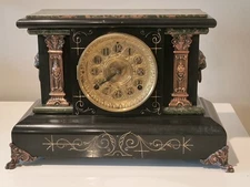 Seth Thomas Adamantine Mantle Clock Restored 