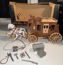 Vintage 1955 Roy Rogers Fix It Stagecoach including Original Box Complete