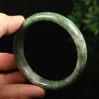 65mm Grade A 100% Natural Green Jade Bangle Bracelet Chinese Guizhou Jade 65888