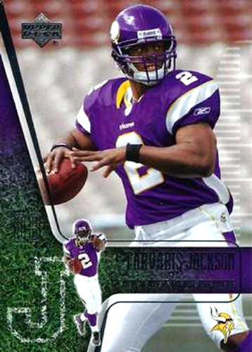 Tarvaris Jackson #12 2006 Upper Deck Rookie Premiere card